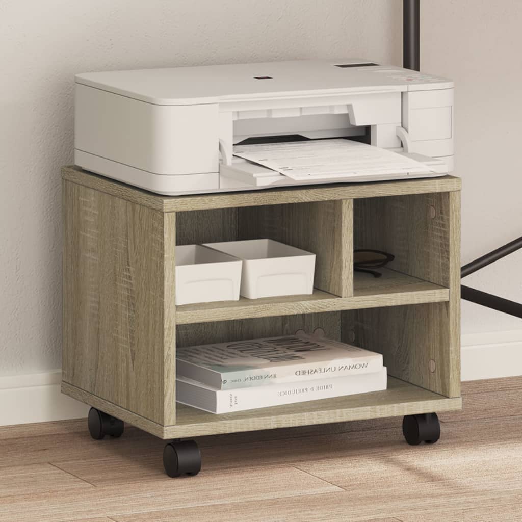 printer stand with wheels 41x32x34.5 cm   printer stand