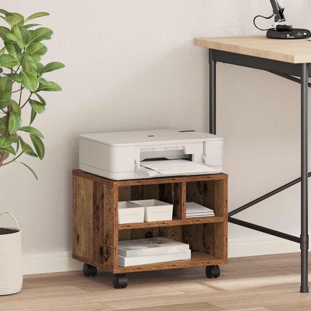 printer stand with wheels 41x32x34.5 cm   printer stand