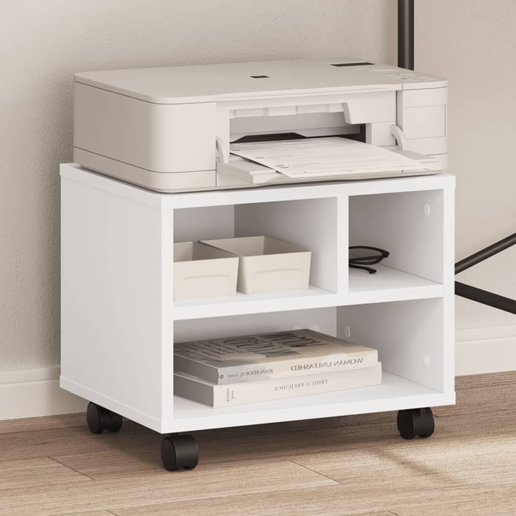printer stand with wheels 41x32x34.5 cm   printer stand
