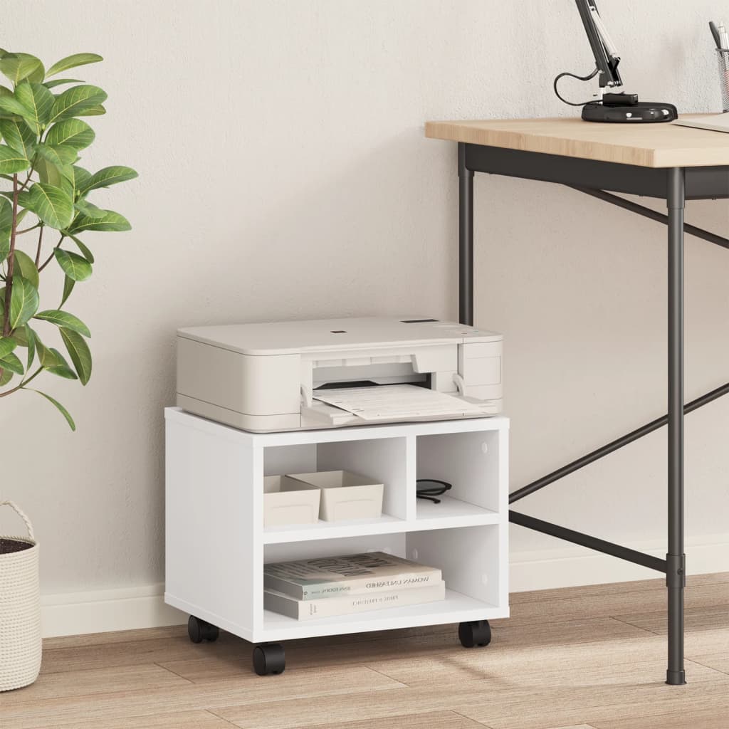 printer stand with wheels 41x32x34.5 cm   printer stand