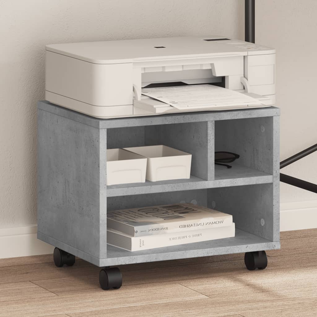 printer stand with wheels 41x32x34.5 cm   printer stand