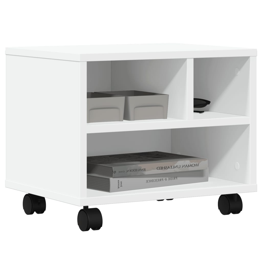 printer stand with wheels 41x32x34.5 cm   printer stand